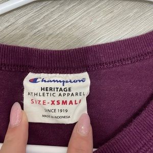 Champion crop tee